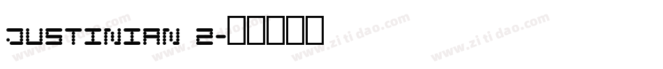 Justinian 2字体转换